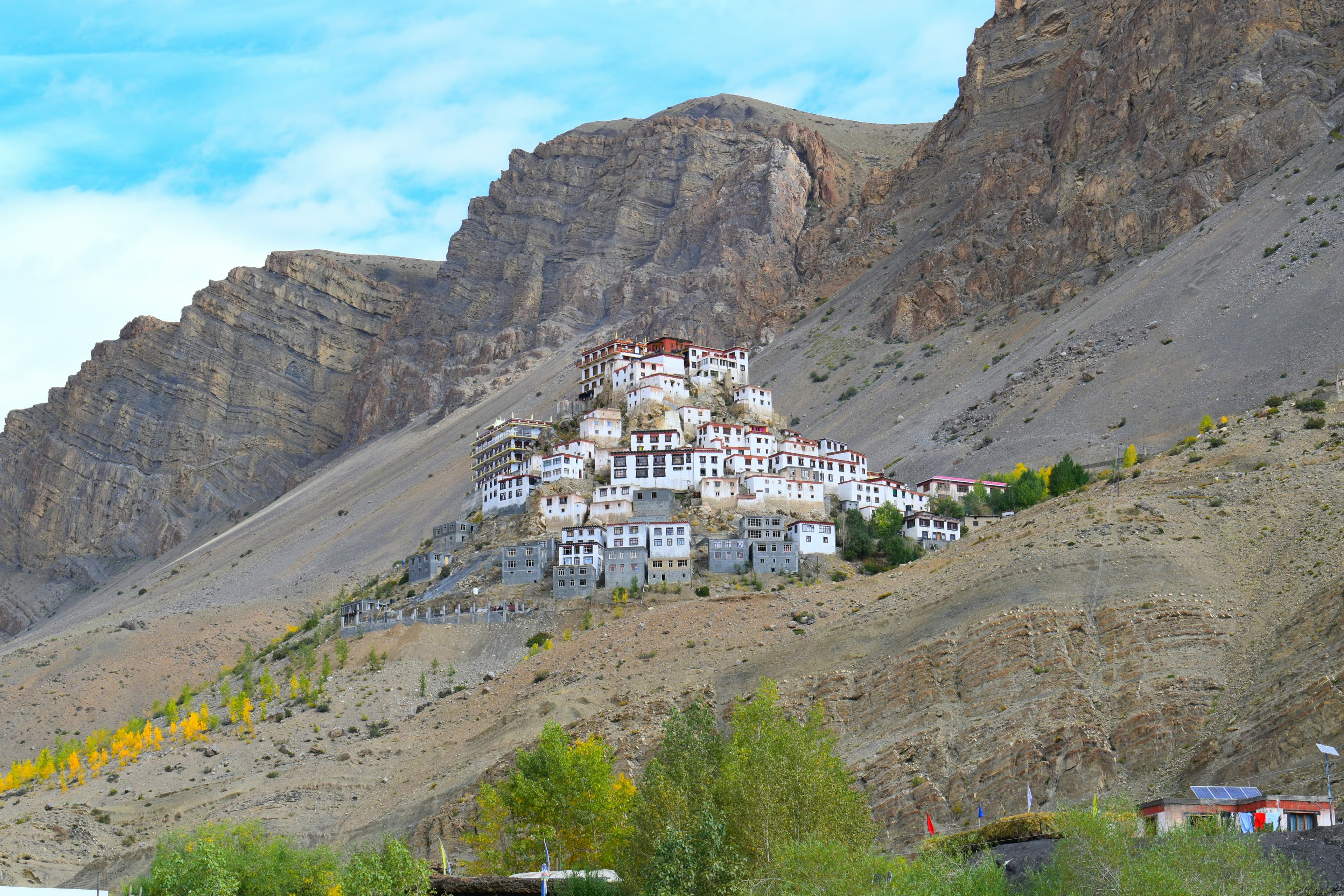 Luxury Himalayan expedition trek through Spiti Valley and Manali tour packages, Himachal Pradesh, at dusk